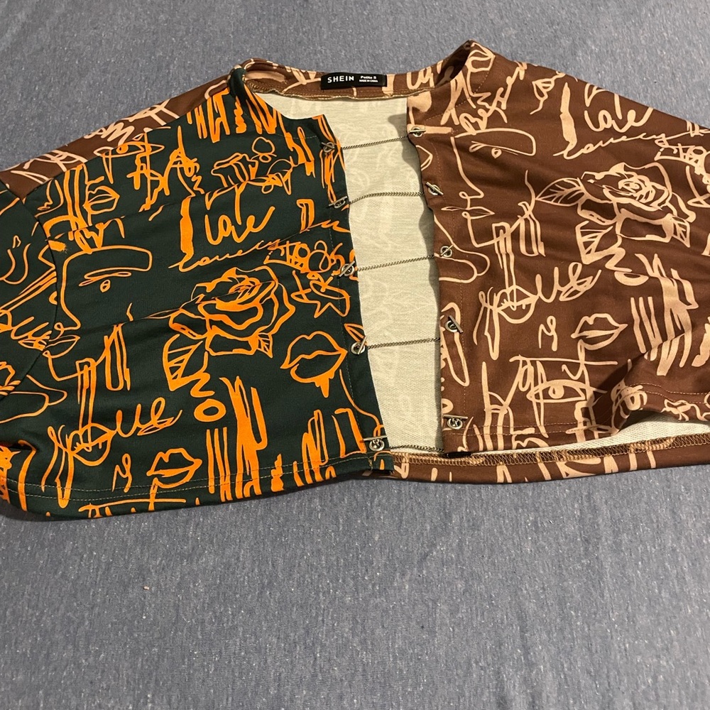 Graphic crop top